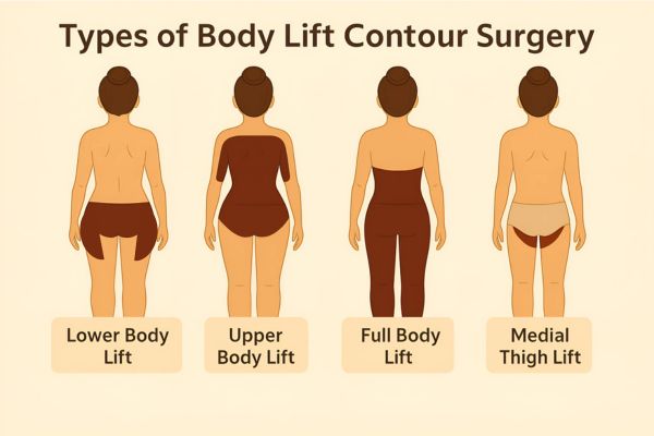Types of Body Lift Surgery after massive weight loss in Mumbai by Dr. Vinay Jacob at the Reconstructive Surgeons